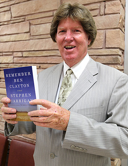 Board-Member-Steve-Mead-With-Book-Remember-Ben-Clayton-1