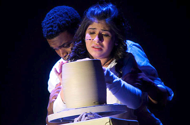 Carver-High-School-District-One-Act-Play-Ghost-Pottery-Scene-With-Kyle-Ward-and-Elysa-Aguilar-3